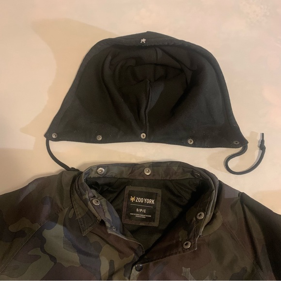 Zoo York Unisex Coach Jacket Small Camo Great Condition - Picture 6 of 7